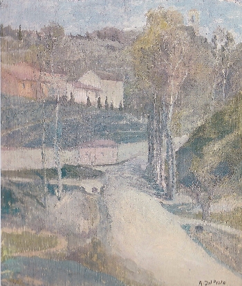 Alessandro Dal Prato, 1942, paesaggio