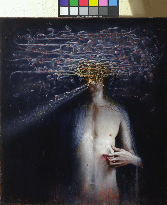 Cornu Parvulum 2012 olio su lino cm 90 x 80_collezione privata.jpg
