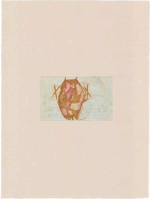 Shamanen Trommel (Il Tamburo dello Sciamano), incisione e acquatinta, Grafos Verlag, Vaduz 1985