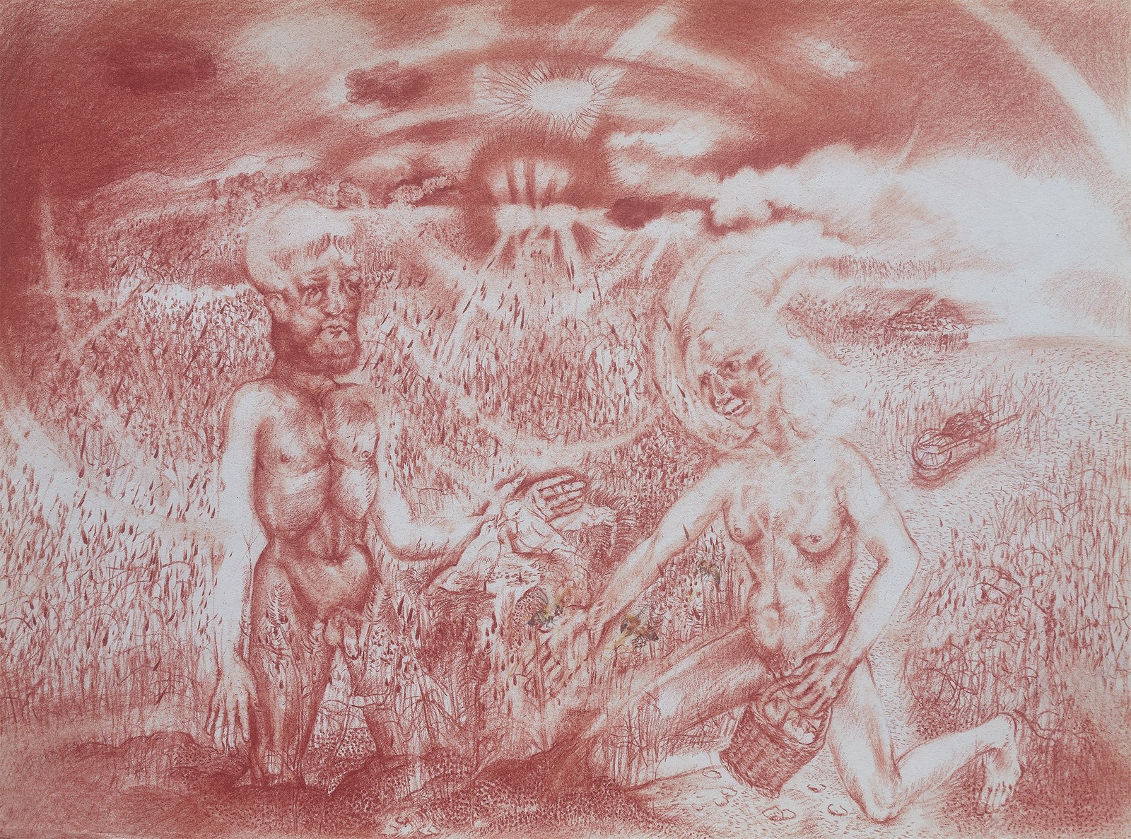 Anna_Mattiuzzo_Cinque_zone_occupano_il_cielo_di_queste_una_rosseggia_sempre_di_sole_corrusco_2_2022_matita_sanguigna_su_carta_29x395_cm_Ph_Claudio_Buoli.jpg