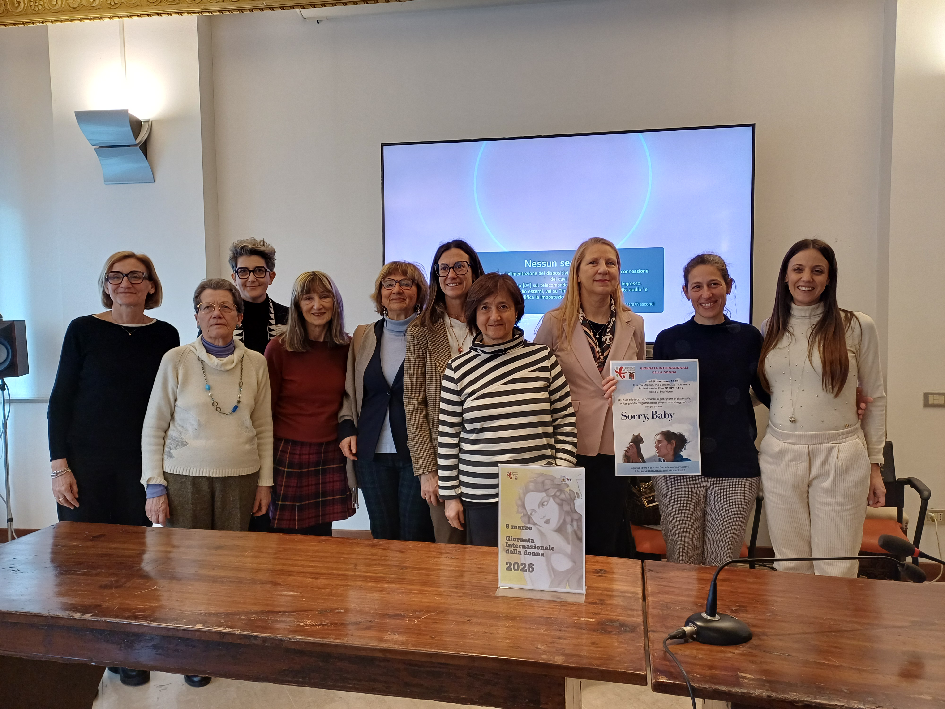 La presentazione delle iniziative per celebrare la ricorrenza dell'8 marzo